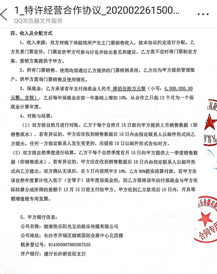 特许经营合作协议