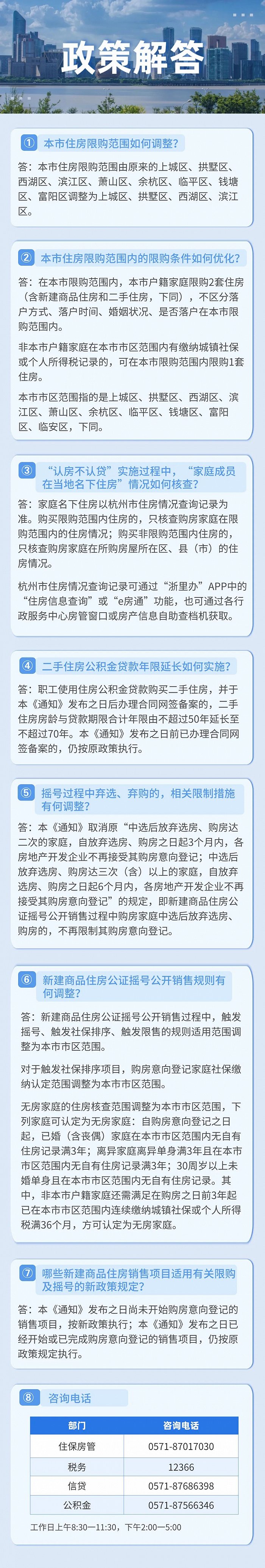 杭州松绑住房限购：范围缩减至上城等4区，萧山等5区不再限购