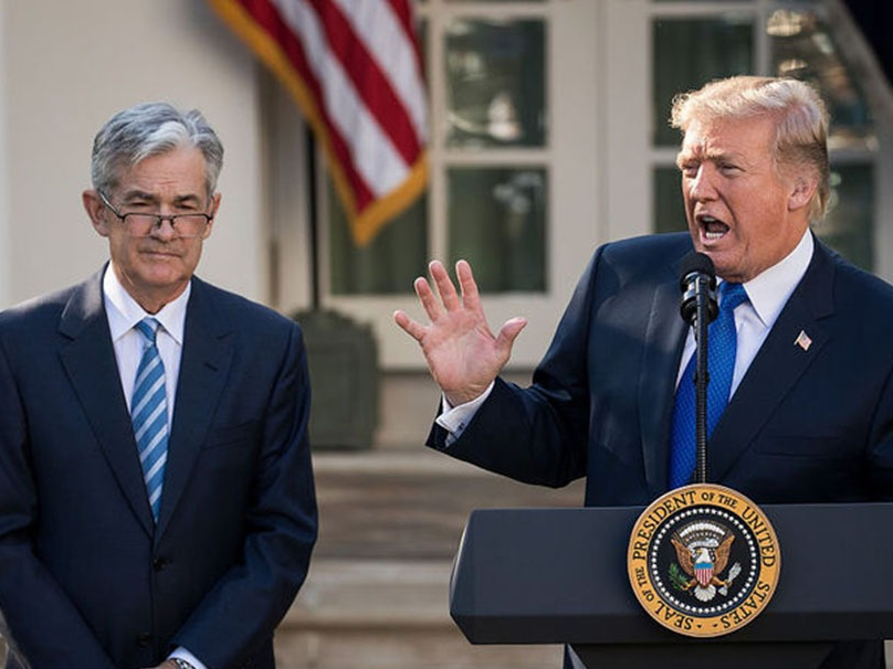 美聯儲主席鮑威爾頻頻被總統特朗普威脅解職(來源:新華社圖)